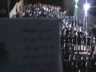 فري برس   حمص دير بعلبة  دم الشهيد علينا غالي  25 10 2011