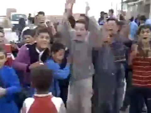 فري برس ادلب معصران مظاهرة طلابية الاربعاء 26 10 2011