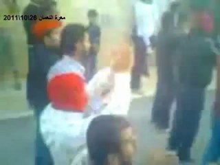 معرة النعمان  مظاهرات قبل غروب الشمس 26 10 2011