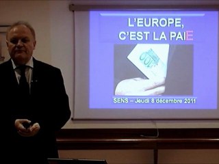 François ASSELINEAU: l'Europe, c'est la PAIE - Sens le 8-12-2011