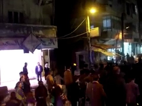 فري برس مظاهرة مضايا نصرة لحمص 7 11 2011 ج1