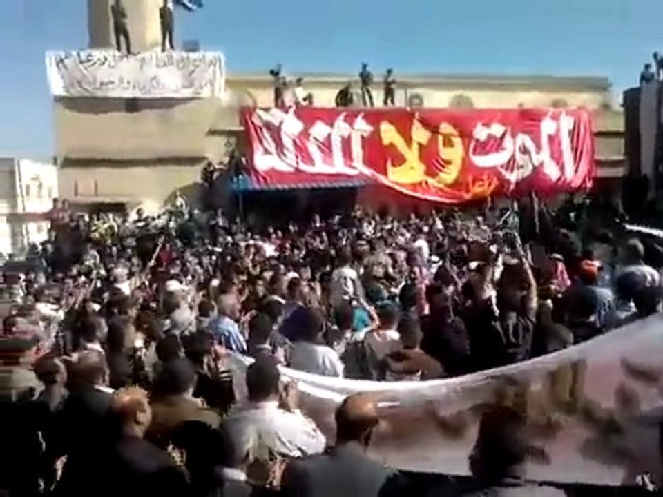 فري برس   حوران  داعل  مظاهرة صباحية في 9 11 2011