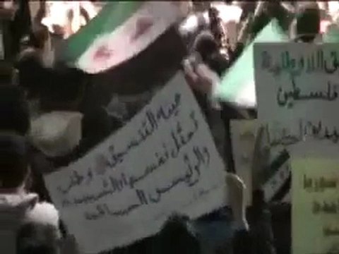 فري برس حمص باب الدريب مسائية حي الورشة طار طار القذافي 9 11 2011