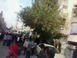 فري برس   حلب جمعة تجميد العضوية احرار صلاح الدين جامع اويس 11 11 2011
