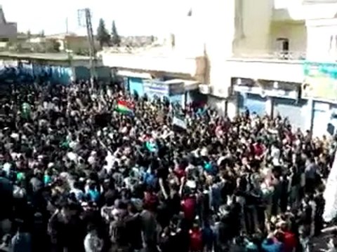 فري برس مظاهرة القامشلي في جمعة تجميد العضوية 11 11 2011