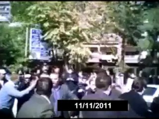 فري برس   مظاهرة جامع الإيمان دمشق 11 11 2011