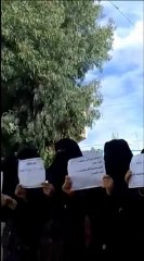 فري برس   كناكر   امرأة شجاعة تواحه قوات الأسد وتطالبهم بالرحيل