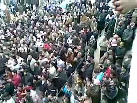 فري برس حماة كفرزيتا تشيع الشهيد ابراهيم بدر الدين العبيدان 14 11 2011 ج1