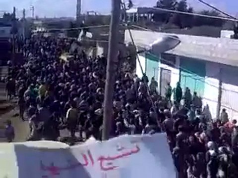 فري برس الصنمين حوران تشييع الشهيد محمد فواز الزعبي 15 11 2011