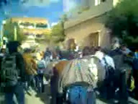 فري برس قطنا ريف دمشق مظاهرة الطلاب الاحرار للمطالبة باسقاط النظام 15 11 2011 جـ2