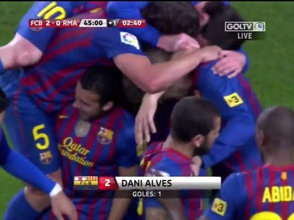 Barcelona - Real Madrid 2-2 25.01.2012 Highlights HD