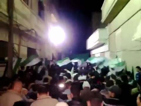 فري برس باب الدريب مسائية حي الصليبة أولو الله ياثوار 21 11 2011