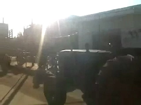 فري برس حوران خربةغزالة أزمة المازوت في البلدة 22 11 2011 ج1