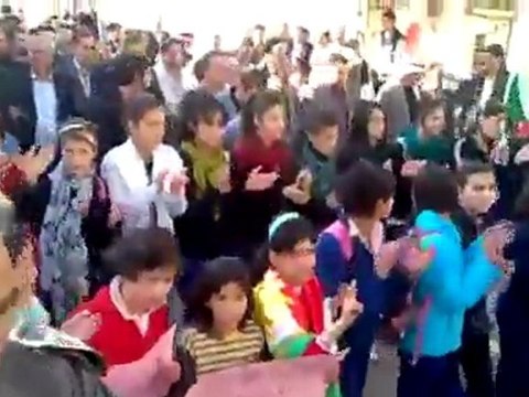 فري برس الحسكة الدرباسية مظاهرات الاحرار في ثلاثاء يمان القادري 22 11 2011 ج2