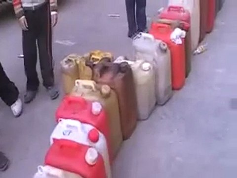 فري برس حمص باب الدريب ازمة المازوت الخانقة 24 11 2011