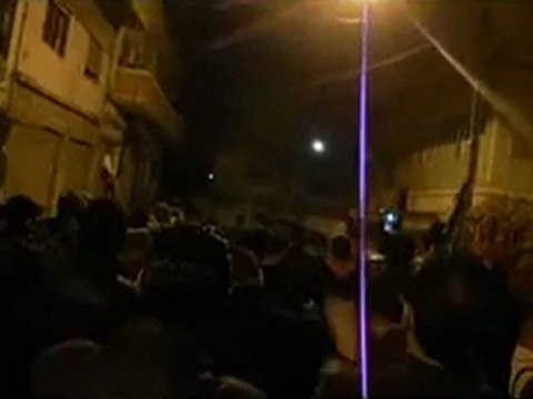 فري برس حمص المحتلة حي الغوطة مظاهرة مسائية رائعة 26 11 2011