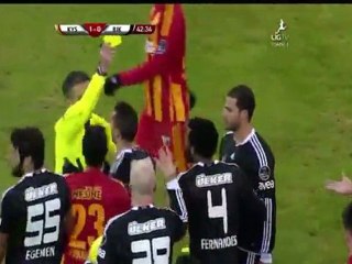 Fernandes'in kırmızı kart pozisyonu...