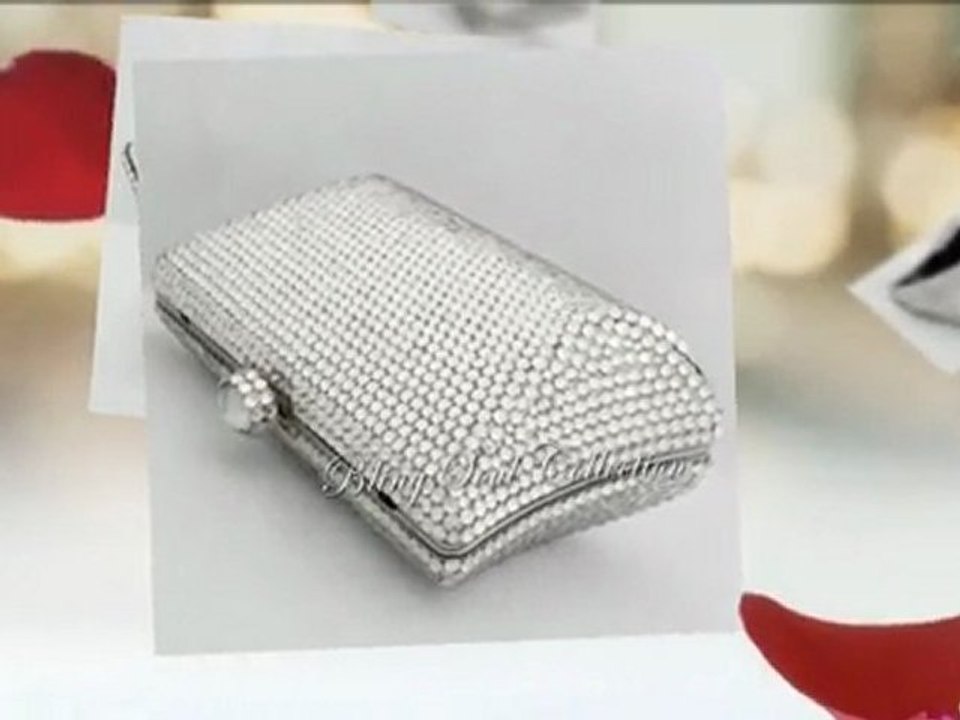 Classic Silver Pillow Swarovski Crystal Bag