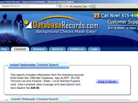 Databaserecords.com How To Search For Verified Safe Statewide Criminal Records