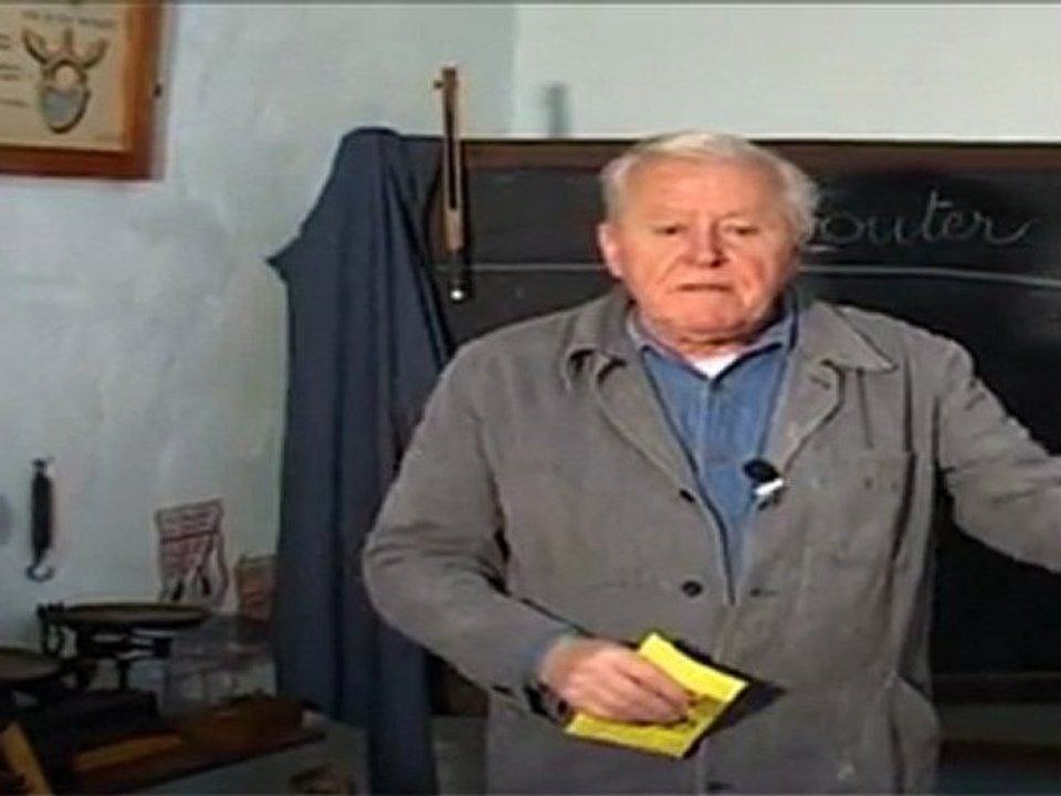 Leçon de Patois chti de Guy Dubois " Bouter " sur Télé Gohelle