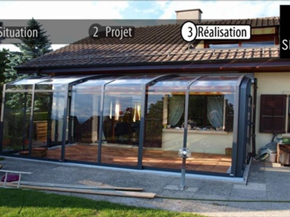 Véranda mobile Sésame : votre terrasse avant-après