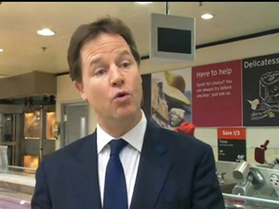 Deputy PM Nick Clegg calls for tax fairness for the middle
