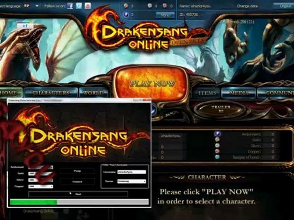 Drakensang Online hack tool 1.1v