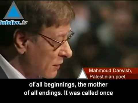 Palestinians Mourn National Poet Mahmoud Darwish's Demise