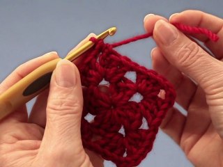 Crochet  : Granny carré - gauchères