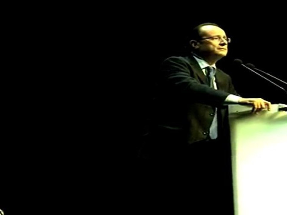 François Hollande en meeting à Toulon