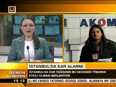 26 Ocak 2012 Nihal Akça AKOM dan 3G ile Ülke TV canlı bağlantı