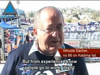 Kadima Party Members Vote For The Party's Future
