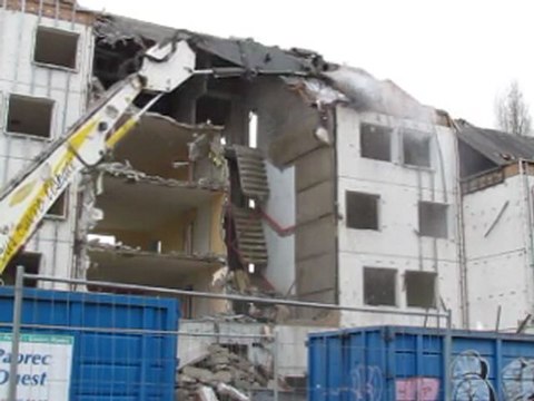 Démolition immeuble jacquard Ville-aux-Roses Châteaubriant