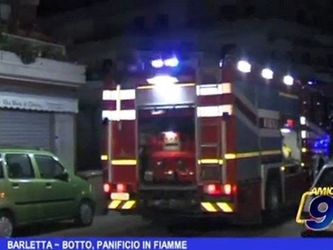 Barletta | Botto, panificio in fiamme