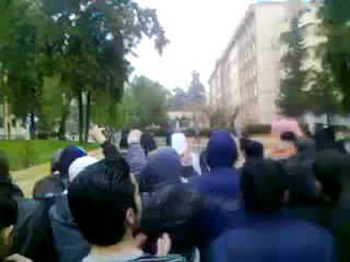 فري برس   حلب   السكن الجامعي    مظاهرة الأربعاء 25 1 2012