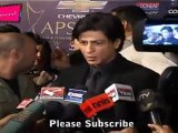 Shah Rukh Khan Talks To Media @ the Apsara Awards 2012