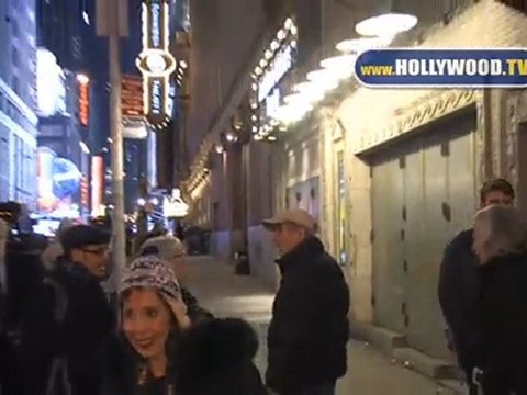 Carla Gugino, Jim Dale, Rosemarry Harris at American Airlines Theatre