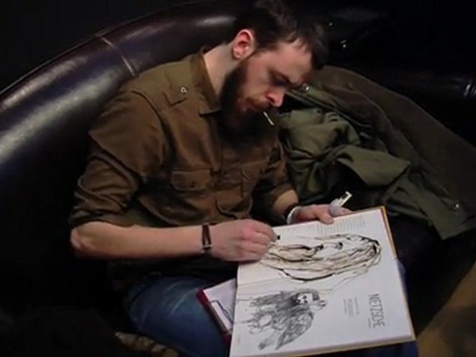 Maximilien le ROY dessin coté coulisse (sélection officielle Angoulême 2012)