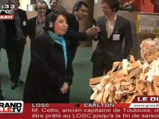 Présidentielles : Corinne Lepage en visite à Pocheco (Lille)