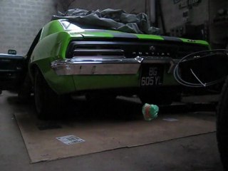 La Firebird avec son échappement (enfin) terminé