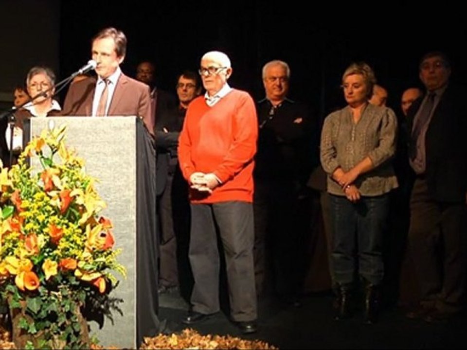 voeux de Christophe Rouillon Maire de Coulaines vendredi 6 janvier 2012