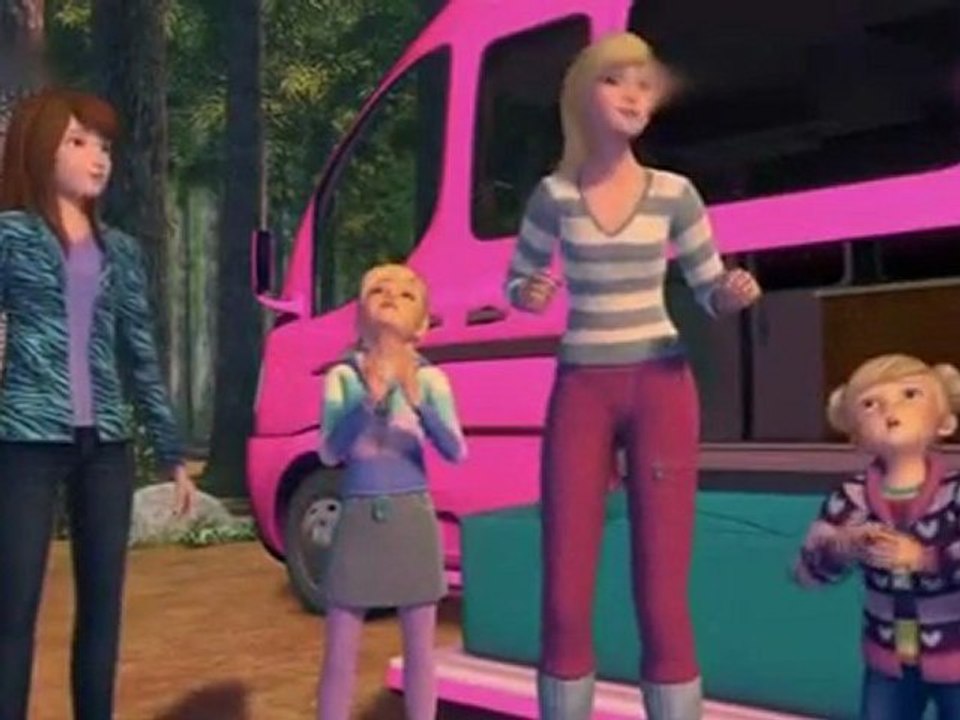 Barbie Κάμπινγκ στην εξοχή με τις αδελφούλες Στα Ελληνικα