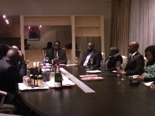 L'Ambassadeur Mova Sakanyi reçoit une délégation d'avocats du barreau de Lubumbashi.