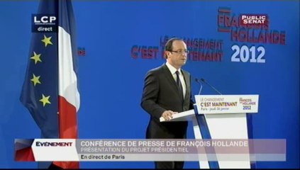 Projet présidentiel de François Hollande (Introduction)