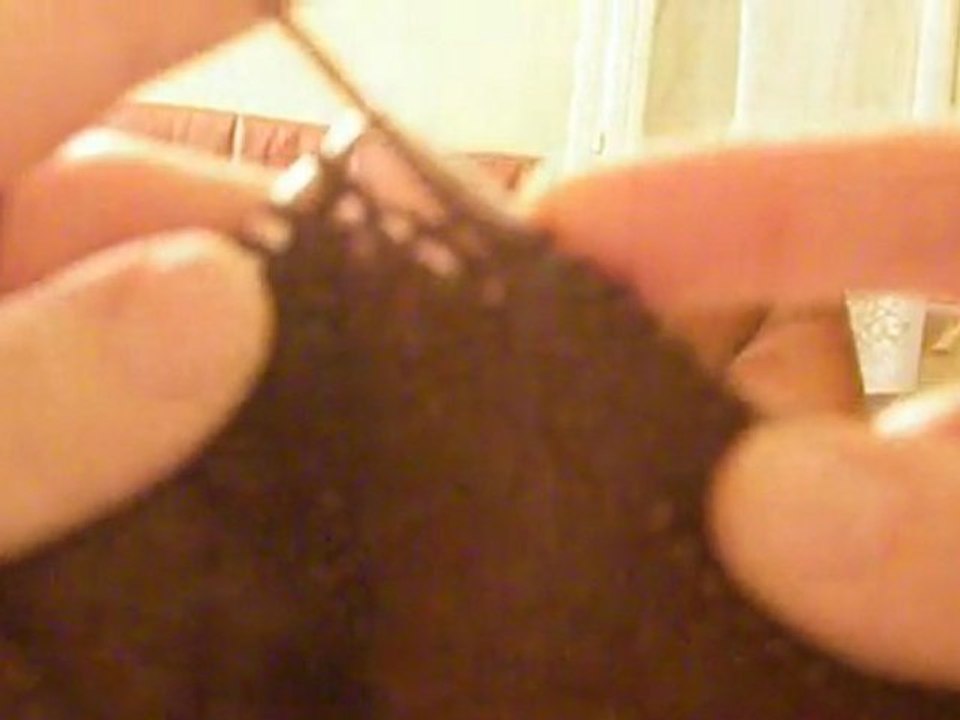 tricoter à la suisse, la maille envers