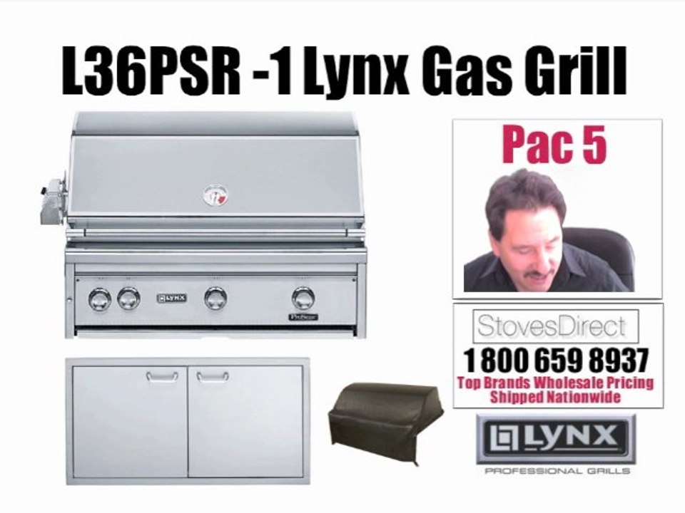 Lynx L36PSR-1  Gas Grill Package #5 from stovesdirect.com