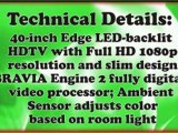 High Quality Sony BRAVIA KDL40EX600 40-Inch 1080p LED HDTV Black