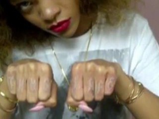 Download Video: Rihanna Tweets 'Thug Life' Tattoo