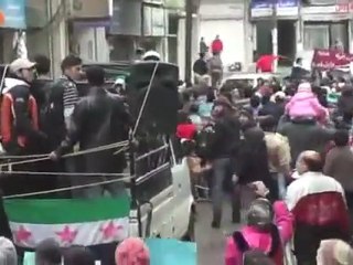 فري برس   طلاب الزباني في مظاهرة حاشدة 26 1 2012