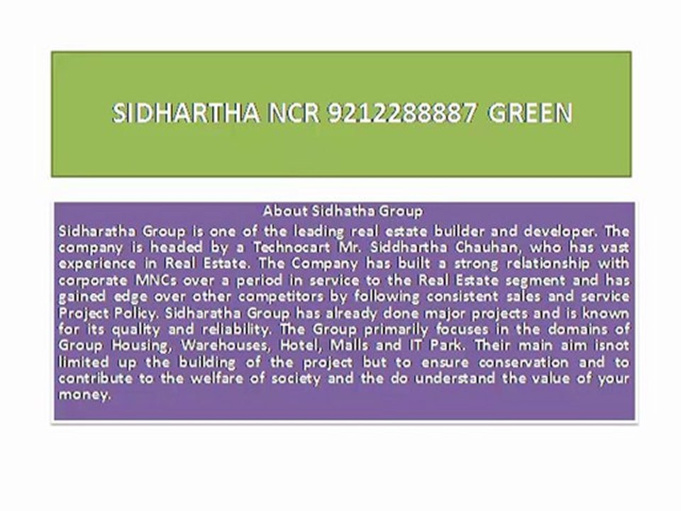 SIDHARTHA NCR 9212288887 GREEN